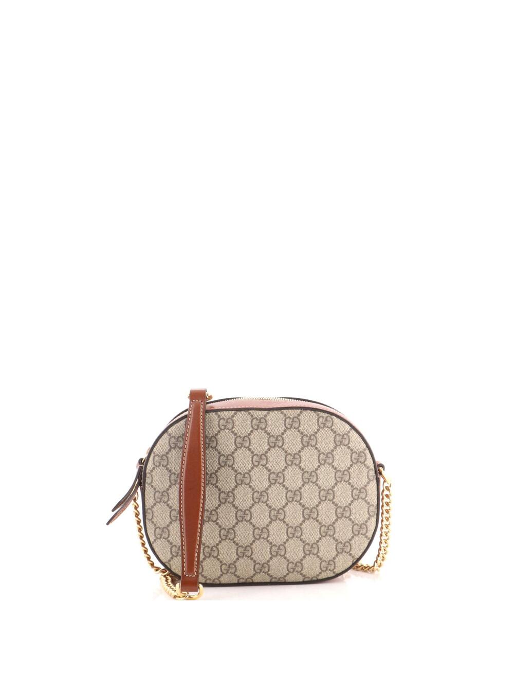 Gucci Chain Crossbody Bag Gg Coated #351928G11B
